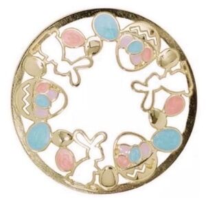 New Yankee Candle Bunnies and Eggs Illuma Lid Candle Topper